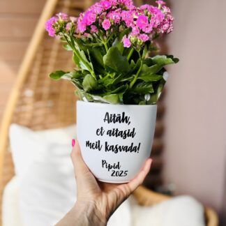 lõpukingitus lillepott õpetajale