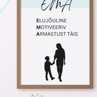 Raamitud poster emale (raamile värvivalik!) 3